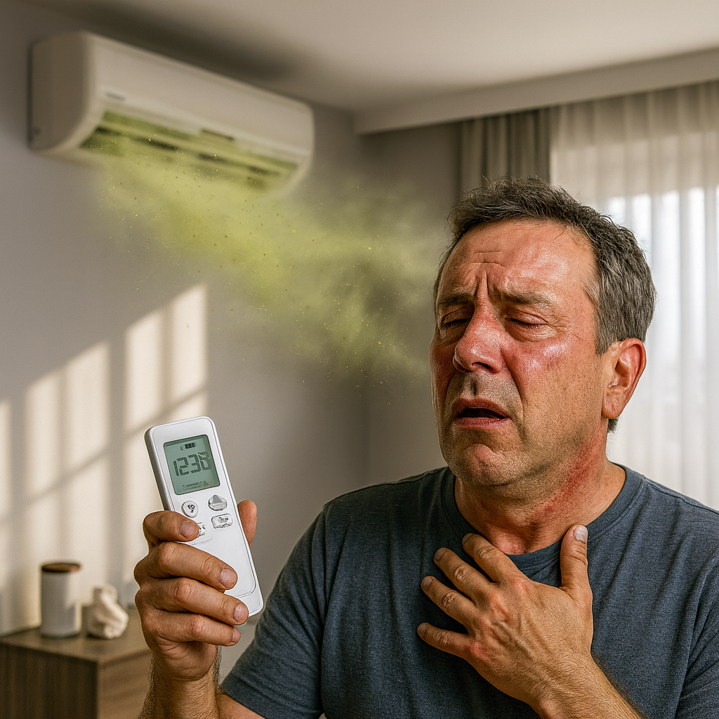 Mofo no Ar-Condicionado Um Risco Silencioso para Saúde — e Como Identificar (Mesmo Sem Cheiro)